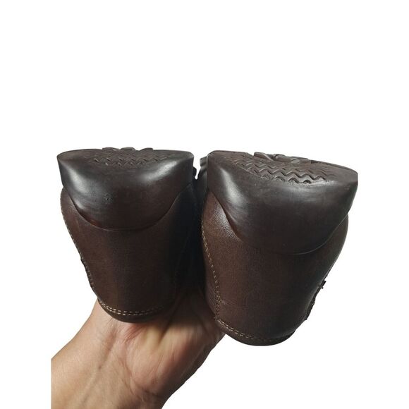 Mephisto Edlef Men's Brown Leather Cool-Air Slip-On Moccasin Loafers‎ Size 9.5 - Picture 5 of 12